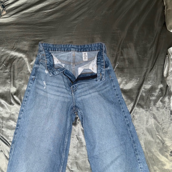 H&M Blue Flare & Wide Leg Jeans - Picture 4 of 4